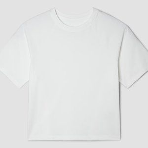 NWOT Everlane The Organic Cotton Raglan Tee in White, XS